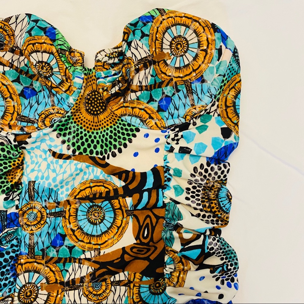 NWOT Boho-Style JCrew One-Piece Swimsuit Sz 4